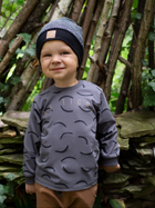 Дитячий світшот для хлопчика Pinokio Le Tigre 86 см Графітовий (5901033278709) - зображення 3