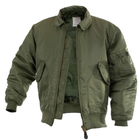 Тактическая куртка Mil-Tec Basic cwu Бомбер Олива 10404501-ХL - изображение 2