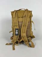 Рюкзак штурмовий тактичний Ultimatum Койот RT-1512, міцний військовий похідний рюкзак на 50 л - изображение 3