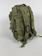 Рюкзак штурмовий тактичний Ultimatum Олива RT-1512 міцний військовий похідний рюкзак - зображення 4