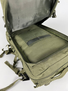 Рюкзак штурмовий тактичний Ultimatum Олива RT-1512 міцний військовий похідний рюкзак - зображення 6