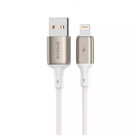 Кабель Charge\OTG Proove Flex Metal USB to Lightning 2.4A 1m White CCFM20001102