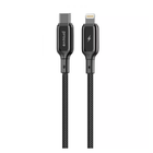 Кабель Charge\OTG Proove Dense Metal Type-C to Lightning 2.4A 1m Black CCDM27002101