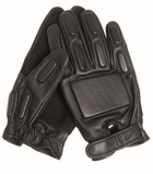 Перчатки тактические кожаные M Черные Mil-Tec Sec Handschuhe Leder M Schwarz (12501002-008-M) M-T