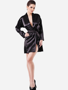 Podomka DKaren Housecoat Agnes 2 L Black (5901780643775) - obraz 1