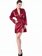 Podomka DKaren Housecoat Agnes 2 M Crimson (5901780644413) - obraz 1