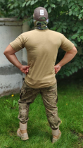 Военная футболка хлопок SINGLE SWORD койот XXL - изображение 6