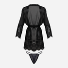 Podomka DKaren Housecoat Anette M Black (5903251370999) - obraz 4