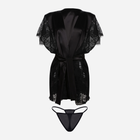 Халат жіночий DKaren Housecoat Ariana M Black (5903251370937) - зображення 4