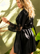 Халат жіночий DKaren Housecoat Beatrice XS Black (5903251394056) - зображення 2