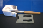 Лопата МПЛ - 50 Люкс із нержавіючої сталі із чохлом - изображение 1