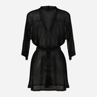 Халат жіночий DKaren Housecoat Costance M Black (5903251394391) - зображення 2
