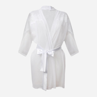 Podomka DKaren Housecoat Costance S White (5903251394445) - obraz 3