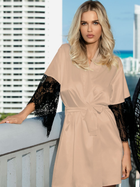 Халат жіночий DKaren Housecoat Dagmara XL Light Beige (5903251370777) - зображення 1