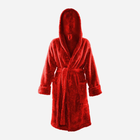 Халат жіночий теплий з капюшоном DKaren Housecoat Diana S Red (5901780647377) - зображення 2