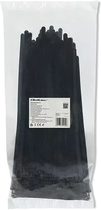 Opaski zaciskowe Qoltec 7.2x250 mm Nylon UV Czarne (5901878522296) - obraz 1