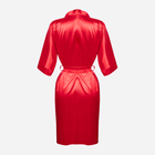 Халат жіночий атласний DKaren 100 L Червоний (5903251458888) - зображення 3