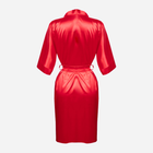 Халат жіночий атласний DKaren 100 L Червоний (5903251458888) - зображення 3