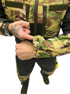 Зимовий тактичний (військовий) водовідштовхувальний костюм XL з флісовою підкладкою (51131-XL) - зображення 4