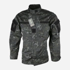 Тактическая рубашка Kombat UK Assault Shirt ACU Style M Мультикам Черная (kb-asacus-btpbl-m) - изображение 6