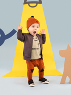 Спортивні штани дитячі Pinokio Oliver 122 см Brown (5901033298486) - зображення 2