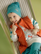 Жилет демісезонний дитячий Pinokio Orange Flip 80 см Orange (5901033307799) - зображення 3