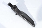 Чехол для ножа №7 кожаный черный 16/4,5 см - изображение 2