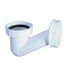 Сифон для ванни V-подібний 11⁄2" × 40 мм WIRQUIN (9543890) 4549560