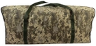 Прочная большая складная дорожная сумка, баул 105 л Ukr military пиксель ВСУ - изображение 3