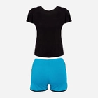 Piżama (T-shirt + spodenki) DKaren Set Abigil XS Turquoise (5902230081260) - obraz 3