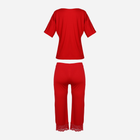 Піжама (футболка + бриджі) DKaren Set Ara L Red (5903251380301) - зображення 3