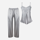 Piżama (podkoszulek + spodnie) DKaren Set Avery 2XL Silver (5903251431775) - obraz 3
