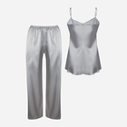 Piżama (podkoszulek + spodnie) DKaren Set Avery 2XL Silver (5903251431775) - obraz 4
