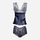 Piżama erotyczna DKaren Set Belinda XS Navy Blue (5903251400207) - obraz 4