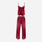 Piżama (podkoszulek + spodnie) DKaren Set Iga 2XL Crimson (5901780629465) - obraz 1