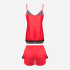 Piżama (podkoszulek + spodenki) DKaren Set Mandy 2XL Red (5903068511257) - obraz 4