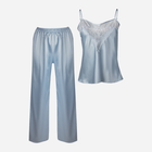 Piżama (T-shirt + spodnie) DKaren Set Melanie M Baby Blue (5903251431980) - obraz 3