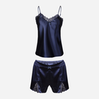 Піжама (майка + шорти) DKaren Set Samantha XS Navy Blue (5903251432147) - зображення 3