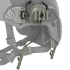 Крепление для активных наушников на шлем типа FAST (олива) - изображение 5