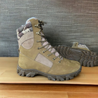 Берцы ботинки теплые Зима до - 25 Койот натуральная гидрофобная кожа+натуральная шерсть усиленная пятка и носок 48 - изображение 7