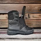 Берці черевики тактичне взуття теплі Зима до - 25 натуральна гідрофобна шкіра чотиришаровий утеплювач посилена п'ята та носок 46 - зображення 4