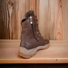 Берцы ботинки теплые Зима до - 25 натуральная гидрофобная кожа+натуральная шерсть усиленная пятка и носок 42 - изображение 4