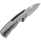 Розкладной нож SOG x Mikkel Collaboration Stout, Green/Silver (SOG 14-03-01-57) - изображение 4