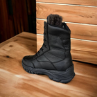 Берцы ботинки теплые Зима до - 25 натуральная гидрофобная кожа+натуральный мех усиленная пятка и носок 44 - изображение 5