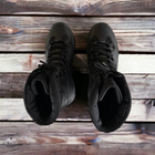 Берцы ботинки тактическая обувь теплые Зима до - 25 натуральная гидрофобная кожа и четырехслойный утеплитель усиленная пятка и носок 44 - изображение 5