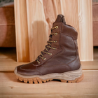 Берцы ботинки теплые Зима до - 25 натуральная гидрофобная кожа+натуральная шерсть усиленная пятка и носок 47 - изображение 3