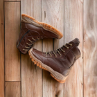 Берцы ботинки теплые Зима до - 25 натуральная гидрофобная кожа+натуральная шерсть усиленная пятка и носок 47 - изображение 8