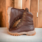 Берцы ботинки теплые Зима до - 25 натуральная гидрофобная кожа+натуральная шерсть усиленная пятка и носок 45 - изображение 1