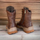 Берцы ботинки теплые Зима до - 25 натуральная гидрофобная кожа+натуральная шерсть усиленная пятка и носок 45 - изображение 5