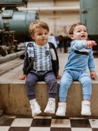 Komplet (kurtka + spodnie + koszulka z długim rękawem) dziecięcy Messi S49313-2 110-116 cm Granatowy (8720815172656) - obraz 3